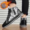 New Fashion Men Boots Winter Warm and Fluffy Casual Versatile High Top Boots Cold Resistant Shoes Outdoor Snow Ankle Boots