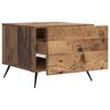 Coffee Table with Drawers Reclaimed Wood Look 49 X 50 X 40 Cm Engineered Wood