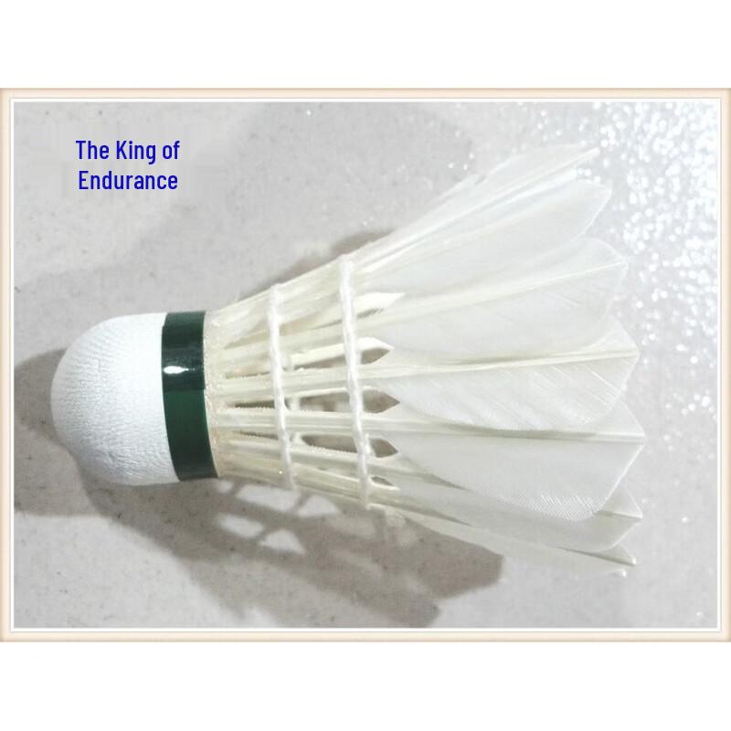 WEZHO Durable Goose Feather Badminton Shuttlecocks, 3-Pack