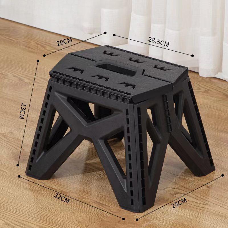 Portable Folding Stool Outdoor Sturdy Folding Stools for Travel Camping Plastic Camping Chair Outdoor Furniture Low Stools