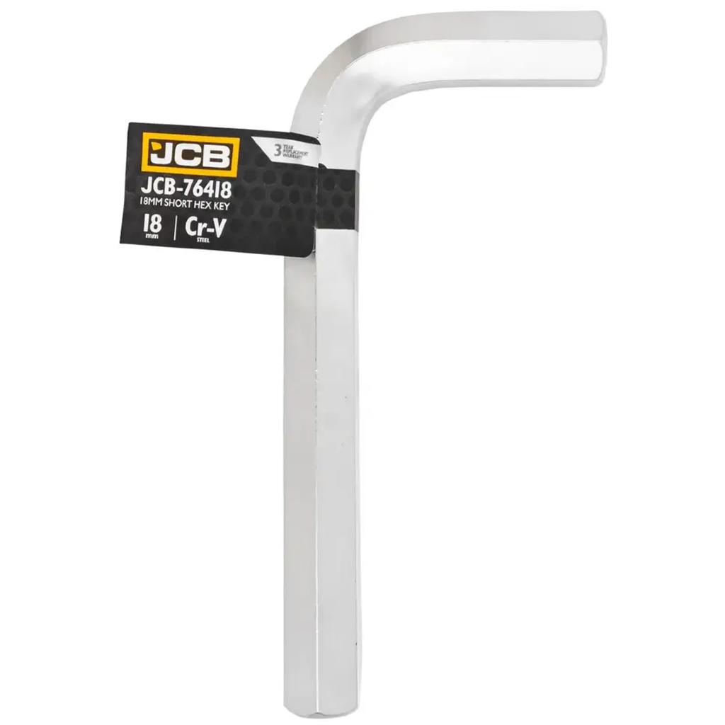 JCB Allen Key HEX CRV 18mm 6-point L-type