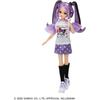 Takara Tomy Licca-chan Doll Cool Kuromi Outfit Set Casual Purple Dress 3 Years and Up