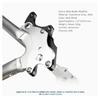 AXI Bike Disc Brake Adapter MTB Frame V Brake Mounting Converter Road Bicycle Rear Wheel Heavy Duty Conversion Accessories