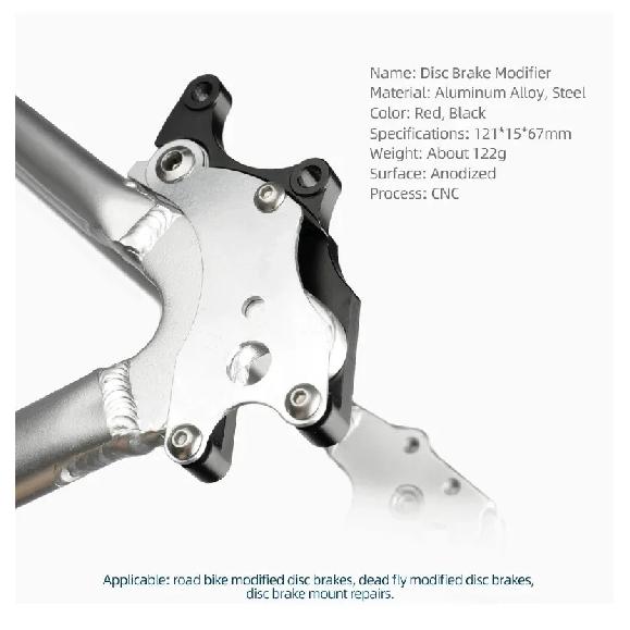 AXI Bike Disc Brake Adapter MTB Frame V Brake Mounting Converter Road Bicycle Rear Wheel Heavy Duty Conversion Accessories