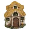 Graverad Design Trä Miniatyr Älva Tomte Älvdörr Fönster Dörr Figurer Gräsmatta Prydnad Trädgårdsdekoration Utomhus Barnpresent