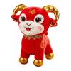 Chinese New Year Mascot Cute Zodiac Sheep Doll, Auspicious Plush Toy, Soft Stuffed Animal, Home Decoration of The for Gift Cuddly Animal Ornament