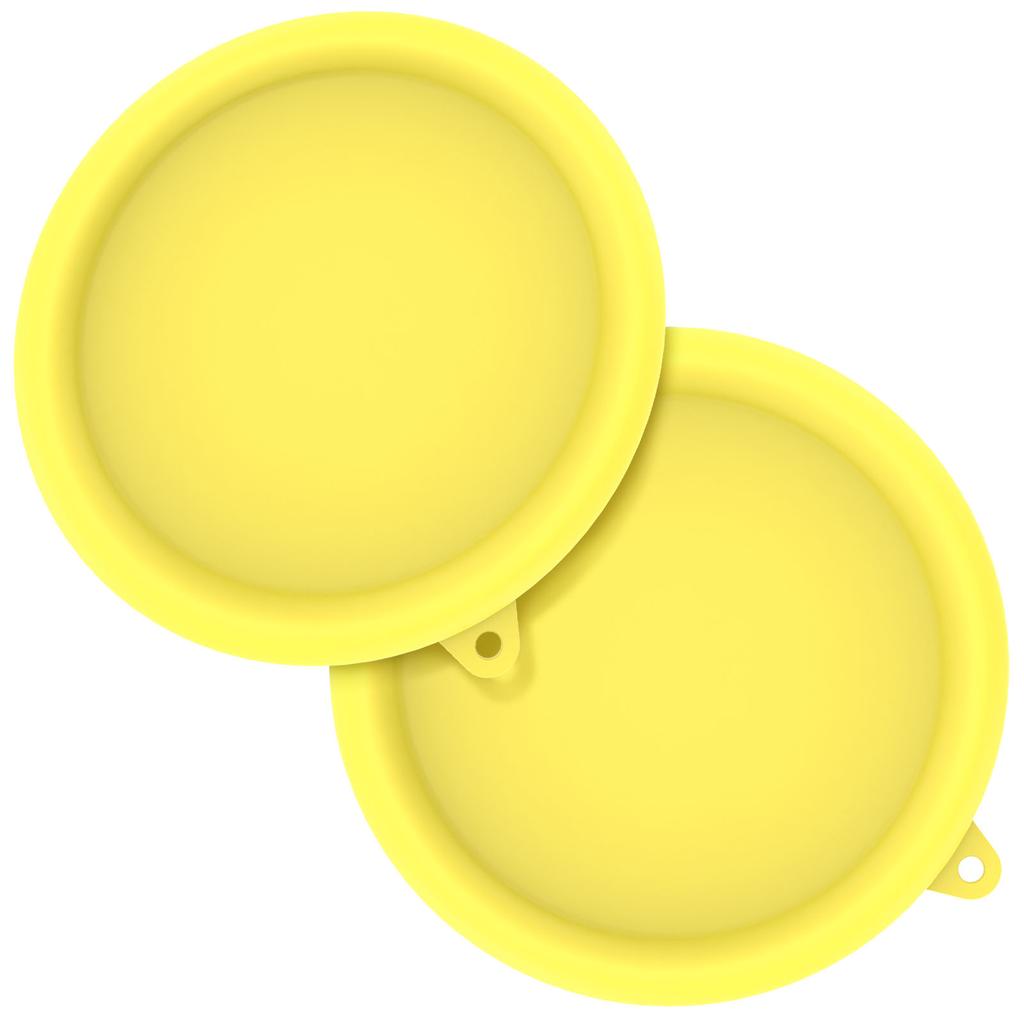 2Pcs Ice Cream Maker Lid for Mug 6 Inch Silicone Ice Cream Maker Mug Cover Reusable Ice Cream Maker Bowl Lid for Household