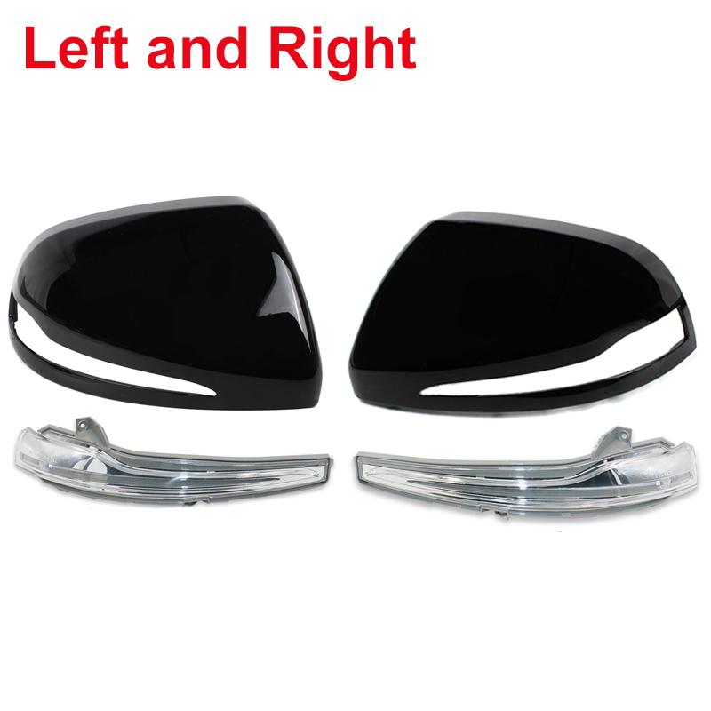 1/2pcs Car LED Side Rearview Mirror Light W/Housing For Mercedes Benz V-Class/Metris/Vito W447 2015- Rear Mirror Cover Cap
