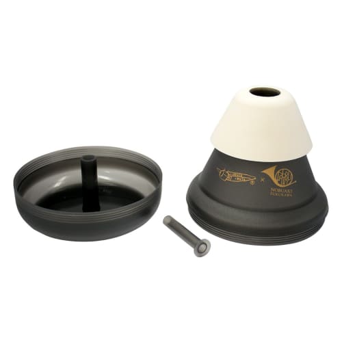 OKURA+MUTE Practice Mute for French Horn/Bass Trombone, Color: Black