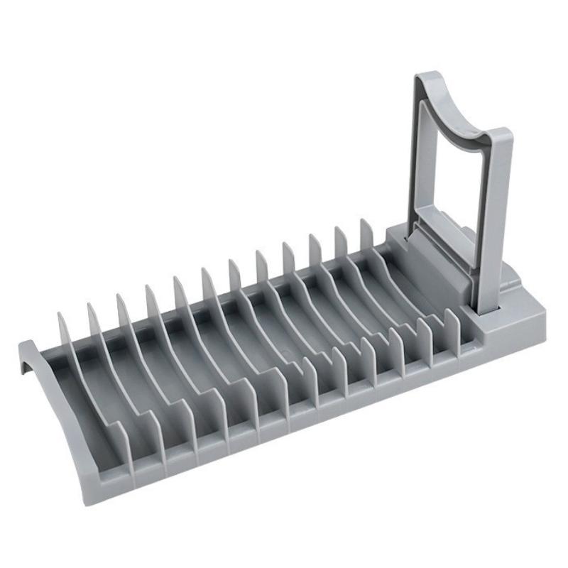 Küchen Geschirr Abtropfgestell Schnelle Entwässerung Mehrschlitz Design Wasserdicht Arbeitsplatten Organizer für Teller Schüssel Geschirr Aufbewahrung