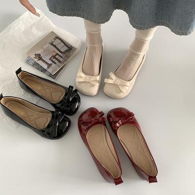 Versatile Soft-soled Bean Shoes New Shallow Flat Single Shoes