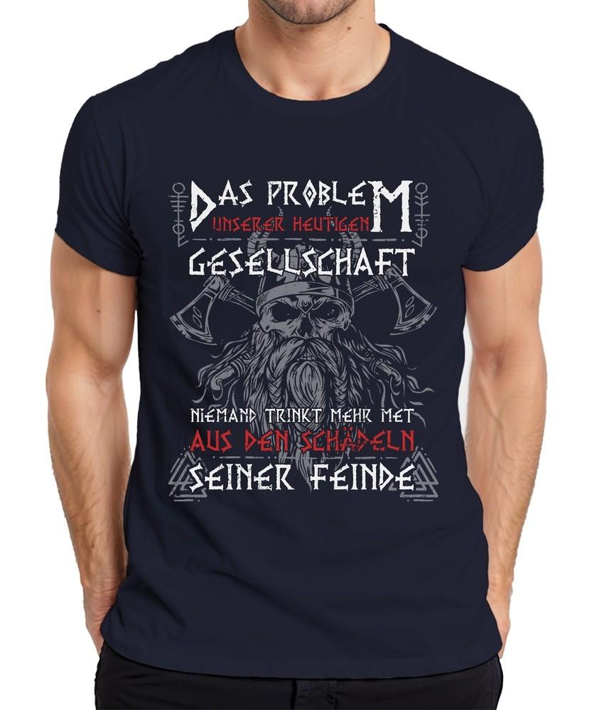 No More Mead From Skulls Of Enemies Vikings Norse Axe Runes Unisexs Tshirt