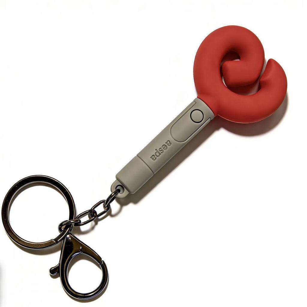 Concert Light Stick Keychain Colorful Creative Keyring Idol Fan Collection Decorative Gift Accessories