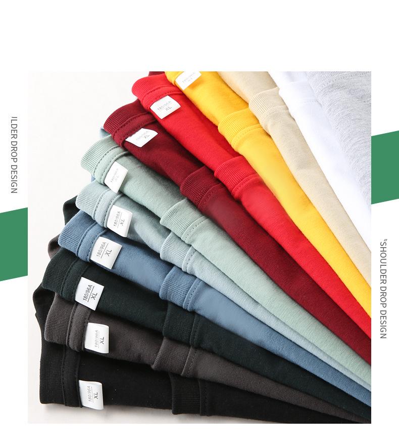 Men's Plus Size Crew Neck Long Sleeve Combed Cotton T-shirt - Solid Color, Spring/Autumn Style