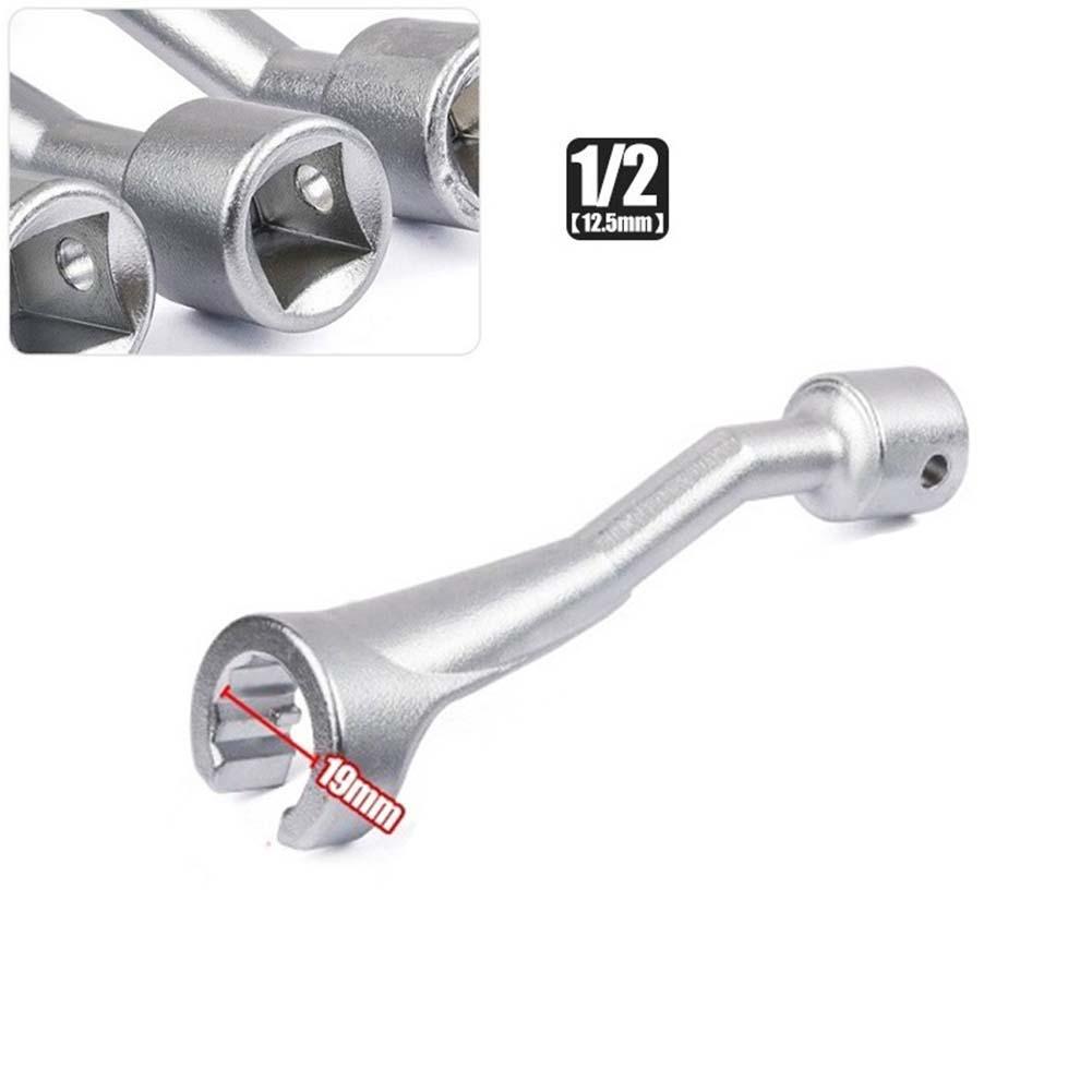 12 Point Bi-Hex Fuel Injector Socket Open End Wrench Chromium Steel