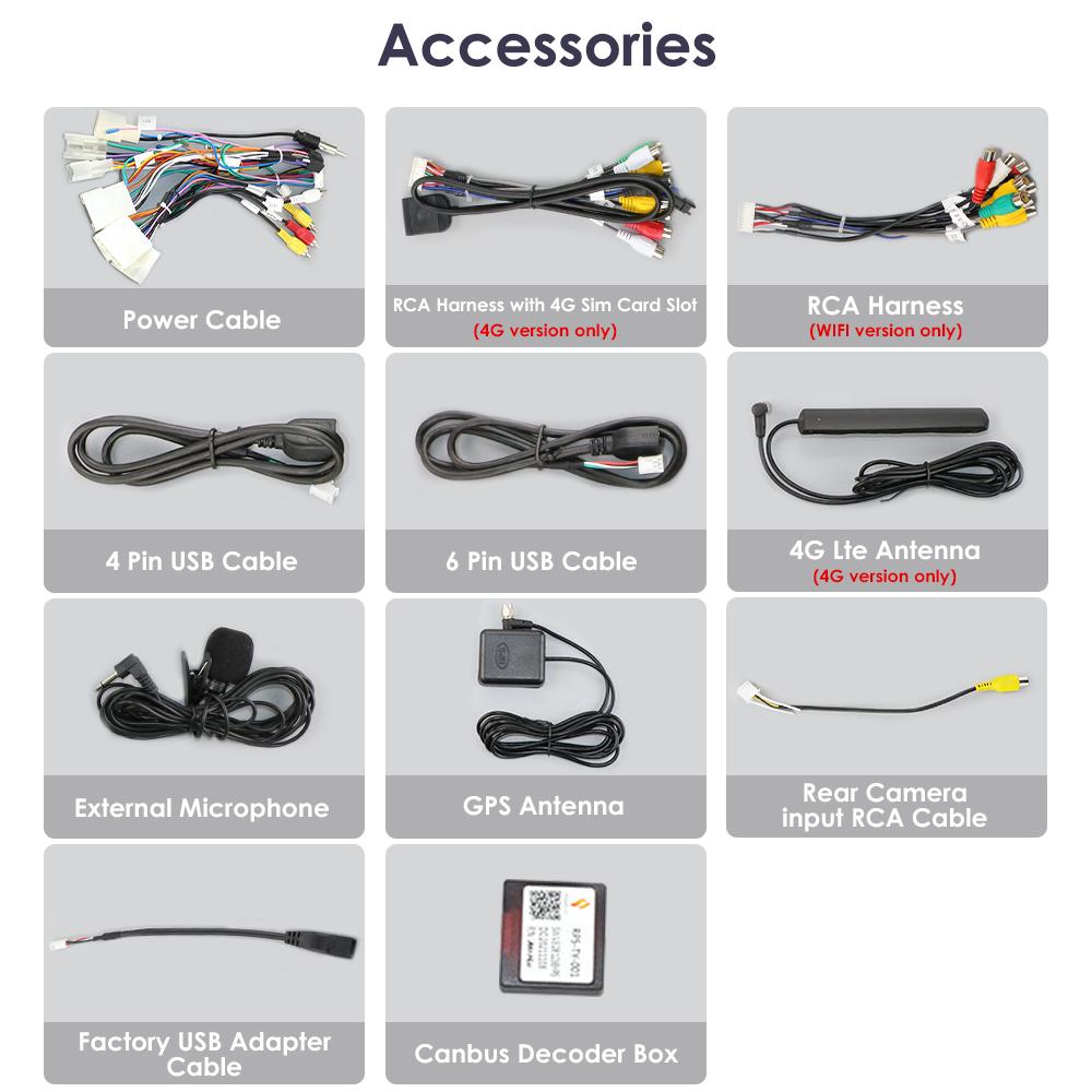 Radio auto 4G 9' Android 12 pentru Toyota 4Runner 2009 - 2019 Player multimedia 4 Runner GPS 2din Carplay Auto Stereo DSP Ecran inteligent Unitate principală