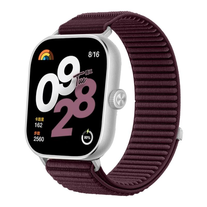 Metal Head Nylon Braided Loop Strap for Xiaomi Mi Band 9 Pro 8 Pro Sport Breathable Bracelet for Redmi Watch 6 5 4 Band Accessories