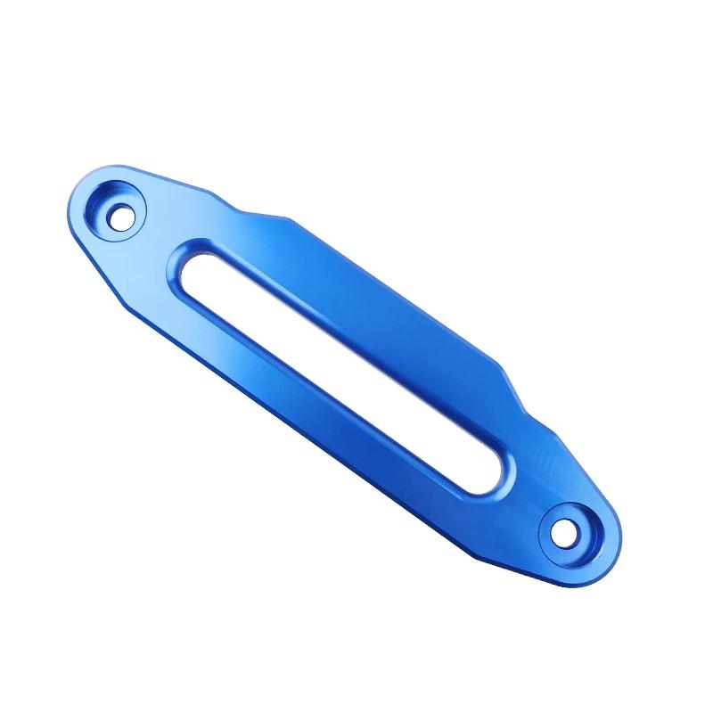 Aluminium 254mm 10" Zoll Bugöse für Synthetisches Windenseil Kabel Führung ATV UTV 8000-12000lbs Schwarz Blau Rot