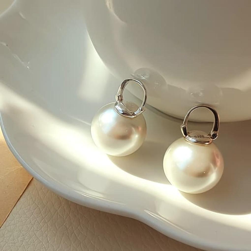 Women's 925 Silver Single Wang Swall Earrings