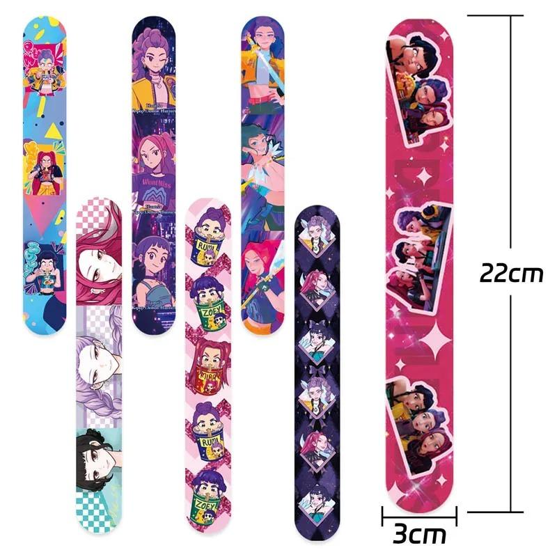 12 Pcs Kpop Theme Slap Bracelets Party Favors For Kids Birthday Party Supplies Decorations  Gifts For Young Boys Girls