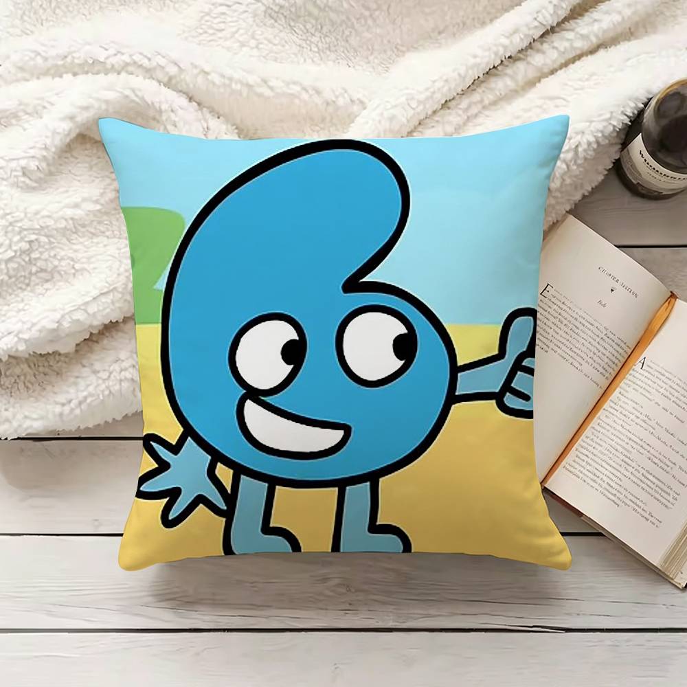 BBattle for Dream IIsland BFDI Pillow Case Living Room Sofa Cushion Cover Suitable For Home Bedroom Room Decoration