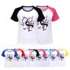 5599 Kinder Mädchen Lily Lovebraids Anime Print Raglanärmel T-Shirt Top