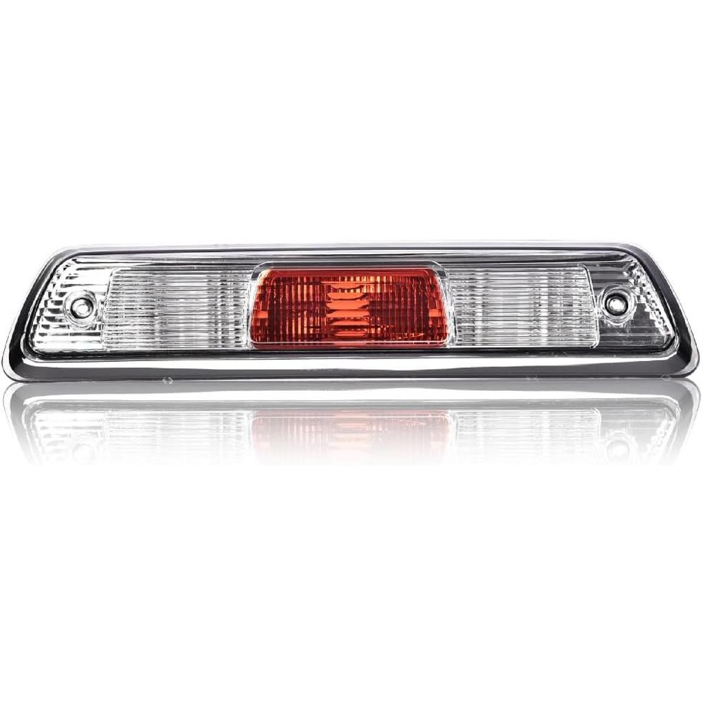 PIT66 3rd Brake Light Compatible with 2004-2008 Ford F150 High Mount Center Rear Roof Third Cargo Light Parking Light Halogen Clear/Red Lens Tercera