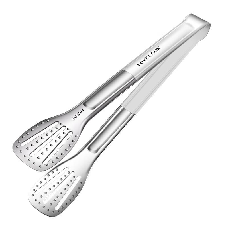 abdo 304 Stainless Steel BBQ & Kitchen Food Tongs Set