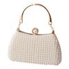 Bolso de Mano Perlado para Boda Fiesta de Cumpleaños Bolso de Noche Embrague de Perlas para Boda - Bolso Cruzado de Mano para Banquetes de Cumpleaños