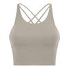 Lu Same Sports Bra for Women 2025 New Outdoor Removable Bubble Wrap Running Fitness Beauty Back Yoga Vest