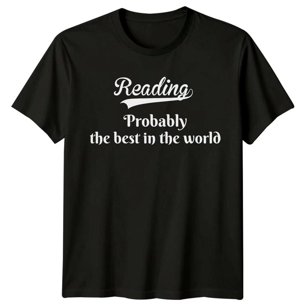 Reading Probably The Best In The World Hobbies Mens T-Shirt Womens Graphic Top