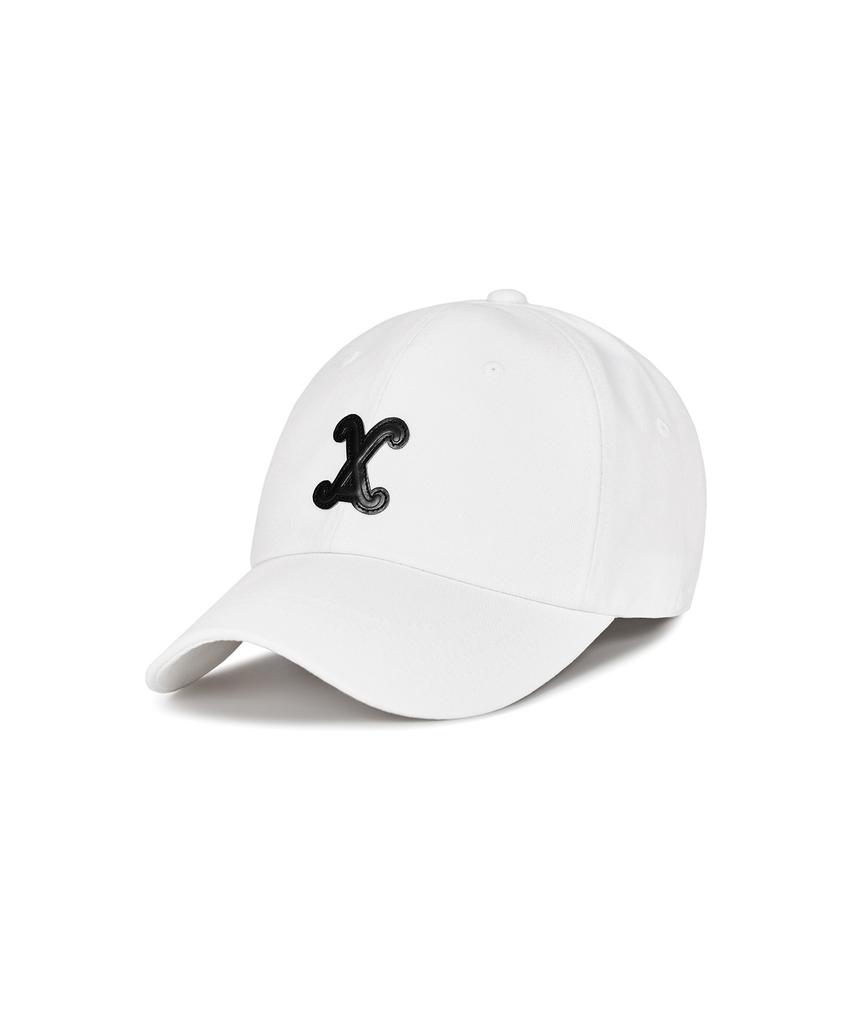 Bajal Va Curved Patch Ball Cap White
