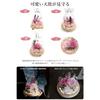 Preserved Flowers Birthday Flower Gift Angel-shaped Glass Dome with Special Box Light Purple Pink