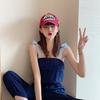 Fashionable Summer Vintage Baseball Cap With English Letter Embroidery For Women