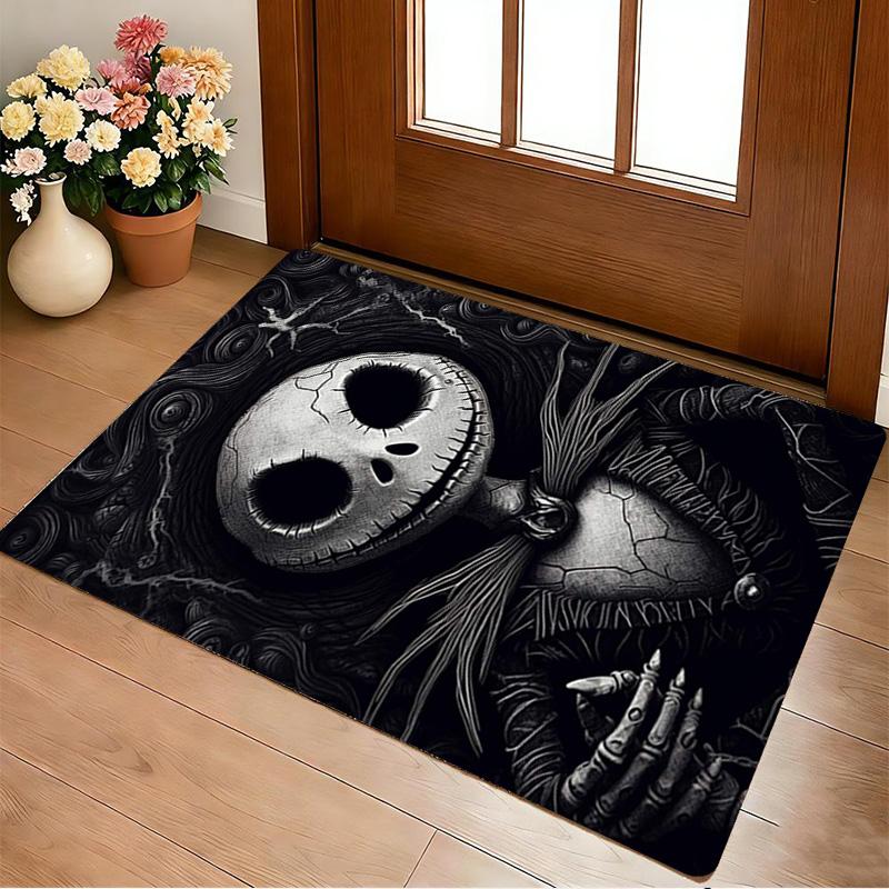 Nightmare Before Christmas Living Room Non-Slip Area Rug Soft Carpet for Bedroom Game Playroom Sofa Office Home Decor Doormat Christmas Gift C9211618