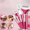 Electric Depilator Shaver Underarm Shaving Women's Eyebrow Trimming Knife Men's Nose Hair Four Head Repair Knife