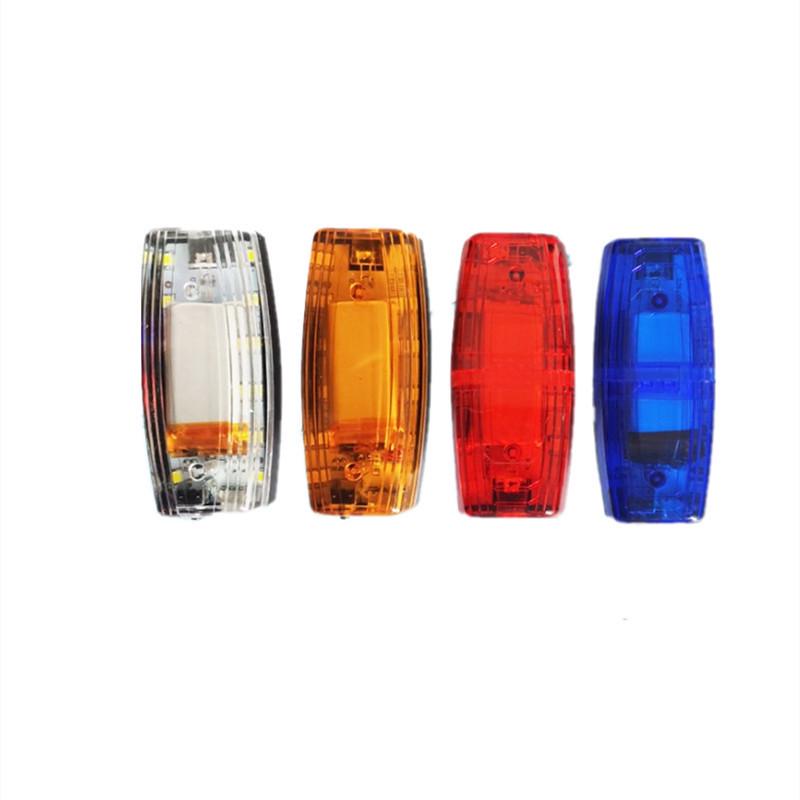 Waterproof Red-Blue LED Strobe Shoulder Flashlight for Property Management and Sanitation