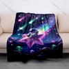 1PC Astronaut on a star  Print Adult Children Warm Blankets Home Travel Car Soft Comfortable Suitable for all seasons