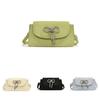 Fashionable Pu Leather Shoulder Crossbody Bag For Women With Elegant Bowknot Design