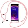 Crossbody Case - OPPO - Find X5 - Scratch-Resistant - Pink Lanyard - Flexible
