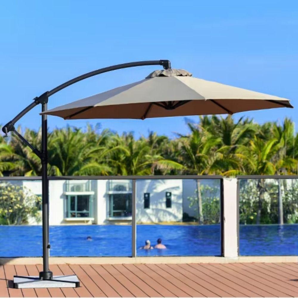 High Quality Patio Umbrella Round Outdoor Parasol Nordic Beach Umbrella Balcony