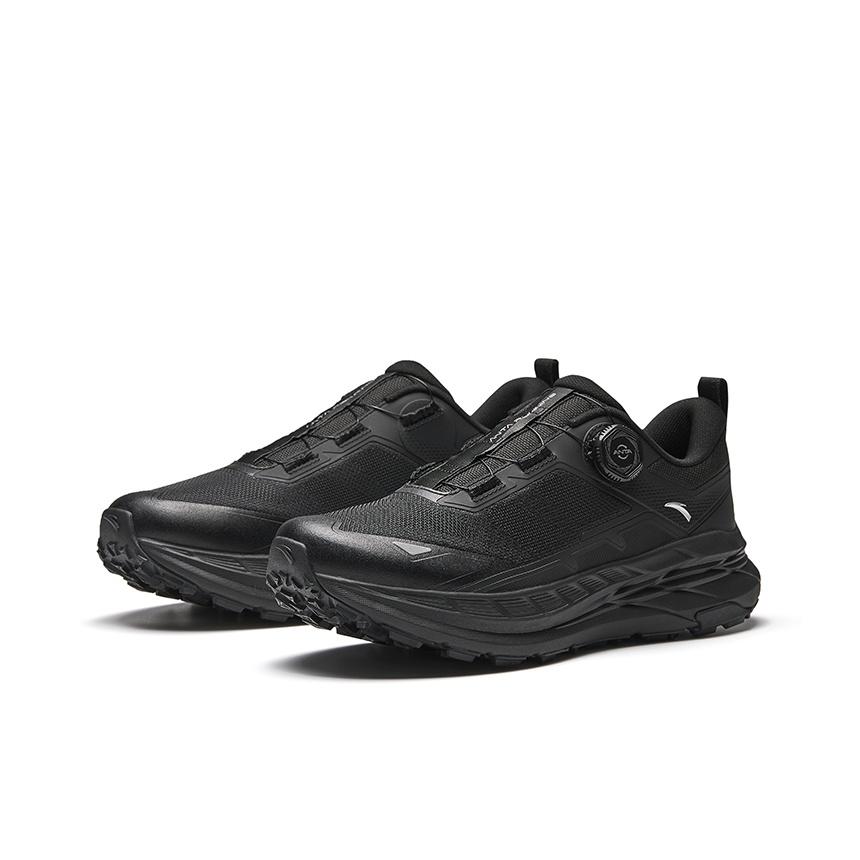 Anta Qilian Comfortable Fashion Non-Slip Wear-Resistant Low-Top Running Shoes Men Sneaker Basic-Black 112545591-1