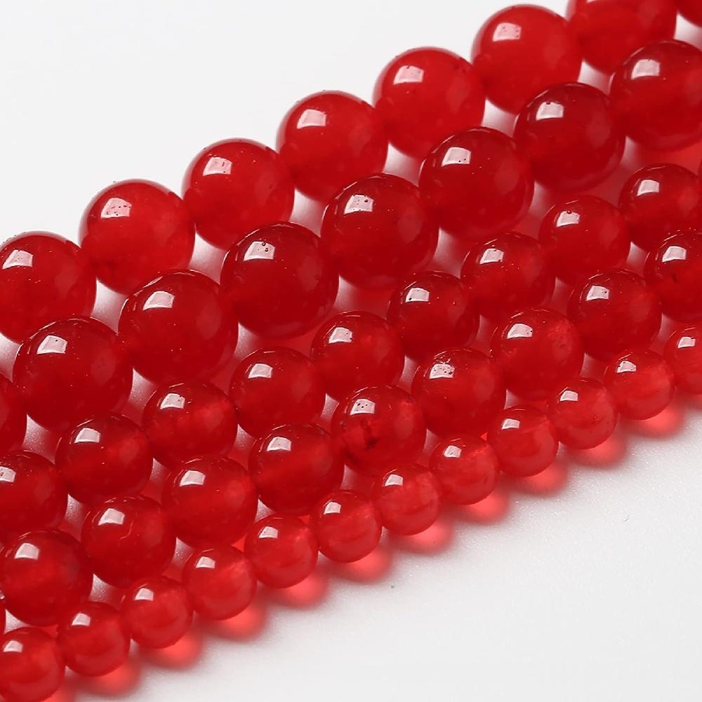 

Темно-червоний халцедон, натуральний камінь, 15 гладкі вільні розділові намистини 4/6/8/10/12 мм для виготовлення ювелірних виробів, DIY браслети, шарми, аксесуари Dia 8mm