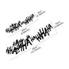 Funny Hahaha Slogan Car Windshield Window Stickers Motorcycle Body Vinyl Decals Waterproof Auto Styling Decoration Accessories