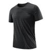 Taglie Forti T-shirt da Uomo a Maniche Corte in Seta Ghiaccio ad Asciugatura Rapida Taglia Ampia Casual Girocollo Mezza Manica