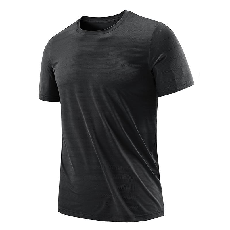 

Plus Size Ice Silk Quick Drying Short Sleeved Men s T-shirt Loose Size Casual Round Neck Half Sleeved T-shirt 8XL