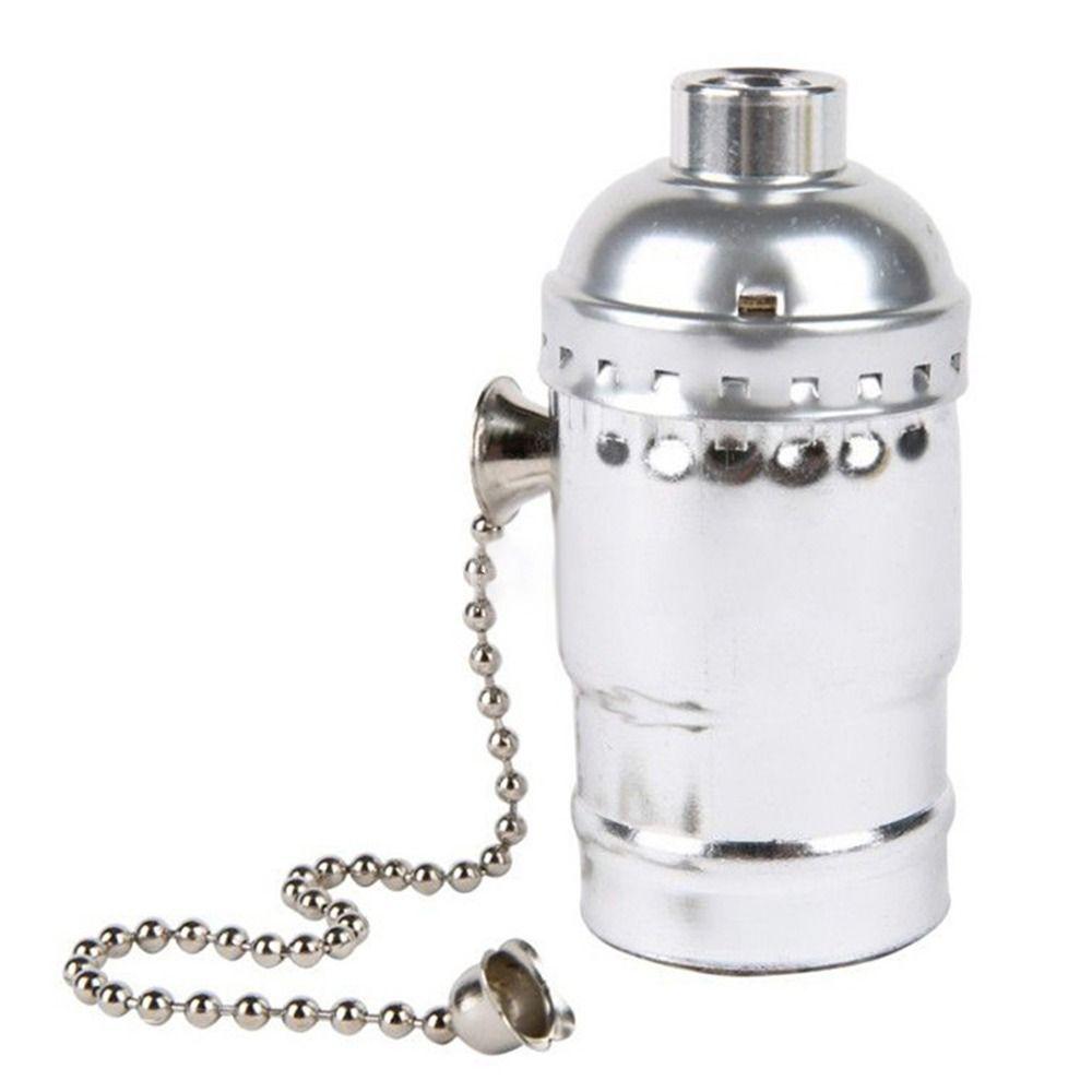 

Черный серебристый золотой E27 патрон лампы 250 В Эдисон патрон лампы винтажный винтовой разъем украшение света серебряный