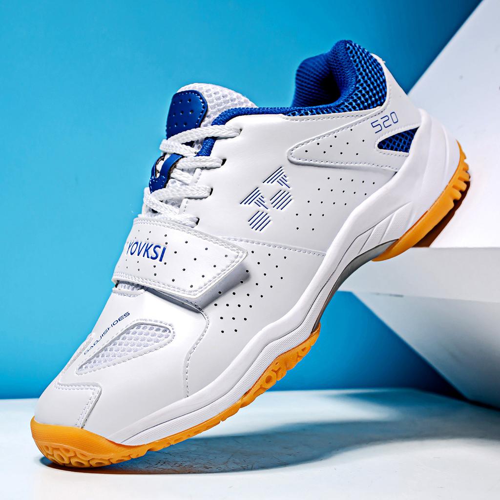 Badminton Shoes Men's Adult Breathable Cushioning Soft Sole Professional Competition Training Sports Shoes Students Children Ultra-light
