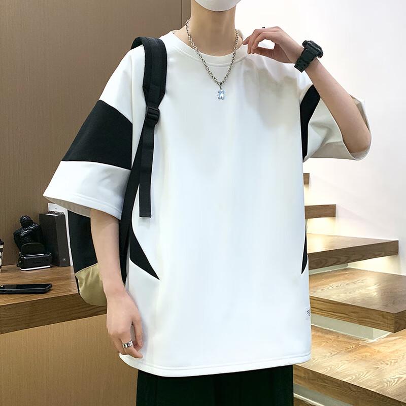 Men s Solid Color Short Sleeve T-Shirt M