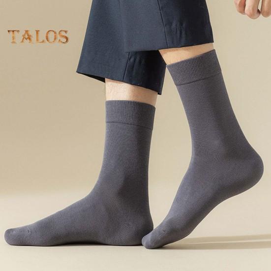 1 pár pánských ponožek Střední trubice Bez zápachu Odolné proti opotřebení Jednobarevná Vysoká elasticita Protiskluzová Prodyšná Měkká absorbce potu Protisrážlivá Sportovní Bavlna